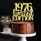 Limited Edition 1976 Cake Topper 49Th Birthday Happy Birthday Cake Topper Men And Women Cheer 49 Years Old Handmade Golden Glitt