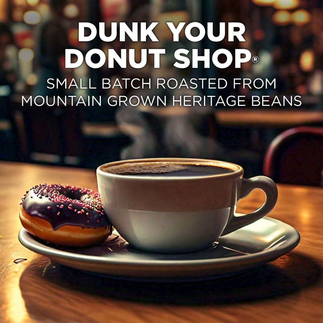 Maud'S Donut Shop Flavored Coffee Pods, 100 Ct | Dunk Your Donut Shop Flavor | 100% Arabica Light Roast Coffee | Solar Energy Pr