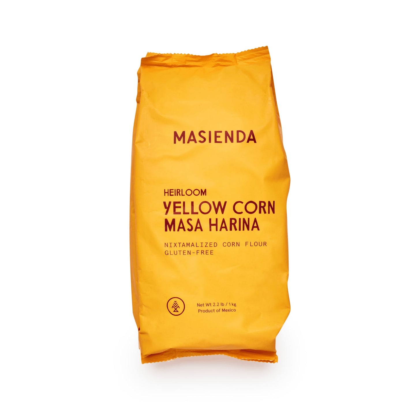 Masienda Heirloom Yellow Corn Masa Harina Flour, Gluten-Free, 2.2 LB (Pack of 2)