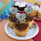 GRAPHICS & MORE Cupcake Picks Set of 6, Acrylic, Northeastern State University, One Size, Heart Decoration