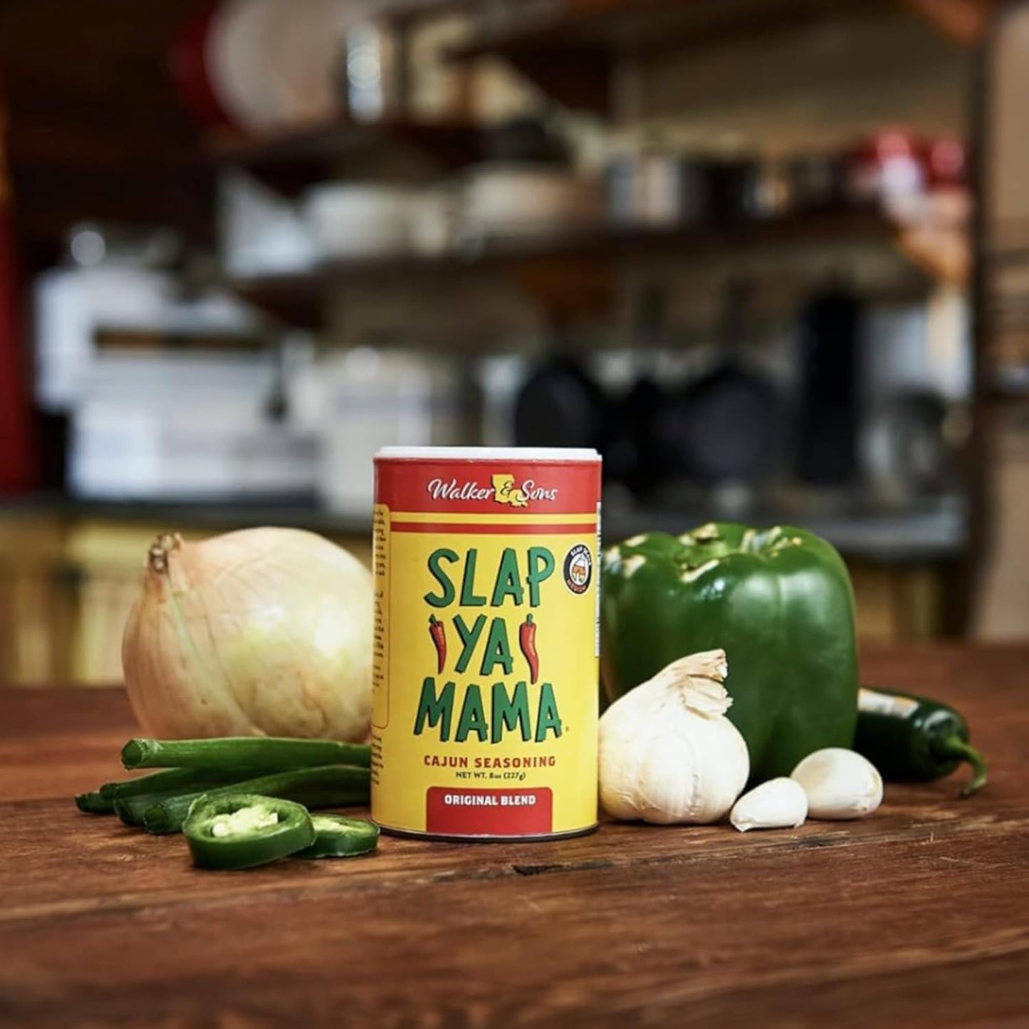 SLAP YA MAMA Cajun Seasoning, 8 Oz Can, Multicolour, Model 145458