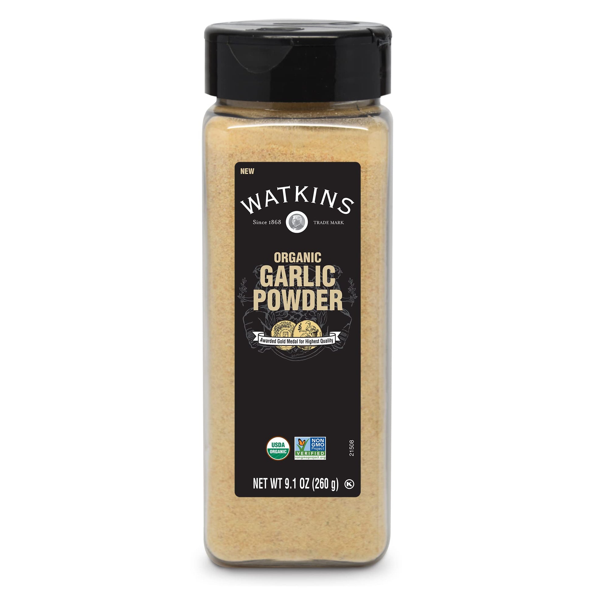 Watkins Organic Garlic Powder, 9.1 Oz., 1-Pack