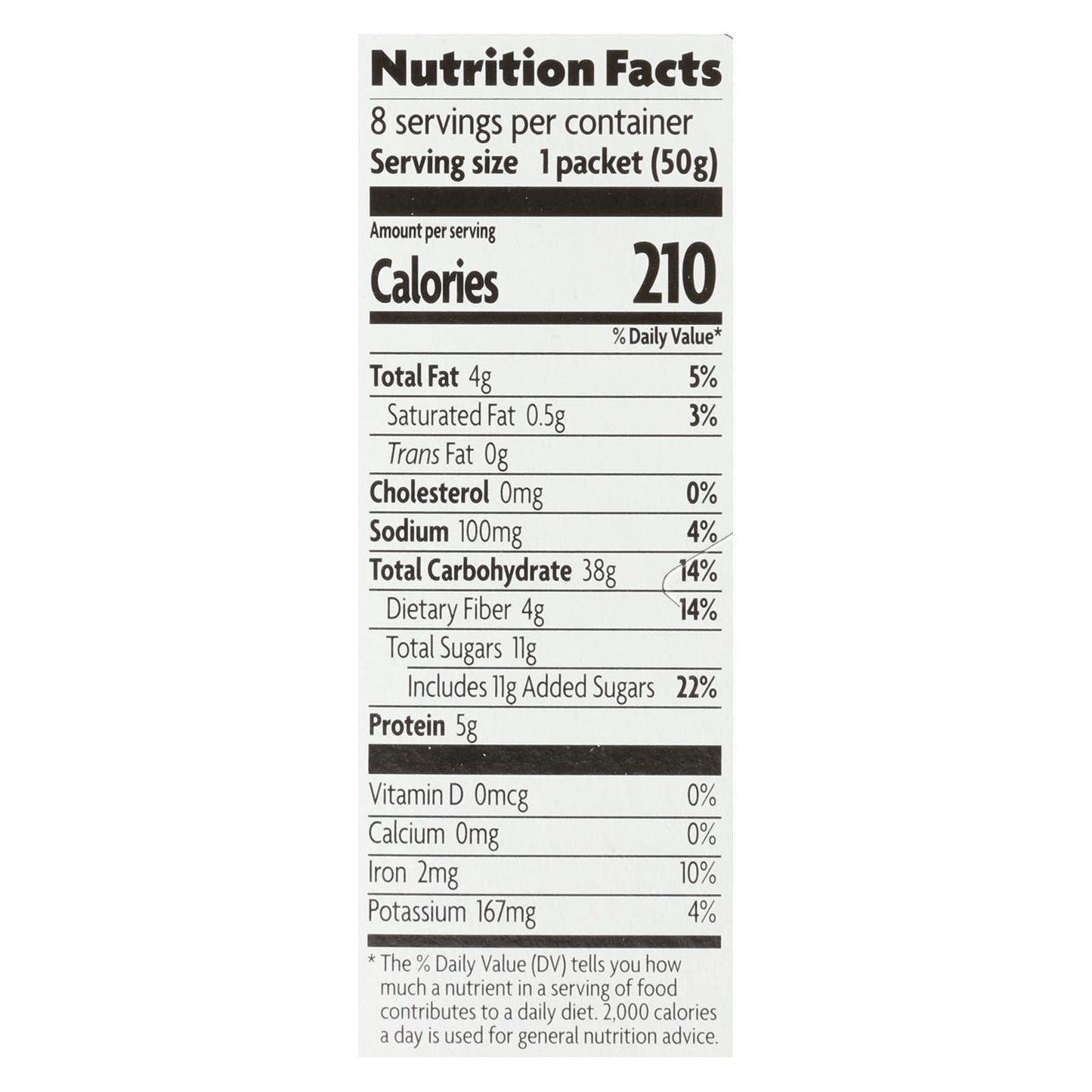 Natures Path, Oatmeal Pouches Maple Nut Organic 1.76 Ounce (Pack Of 8)