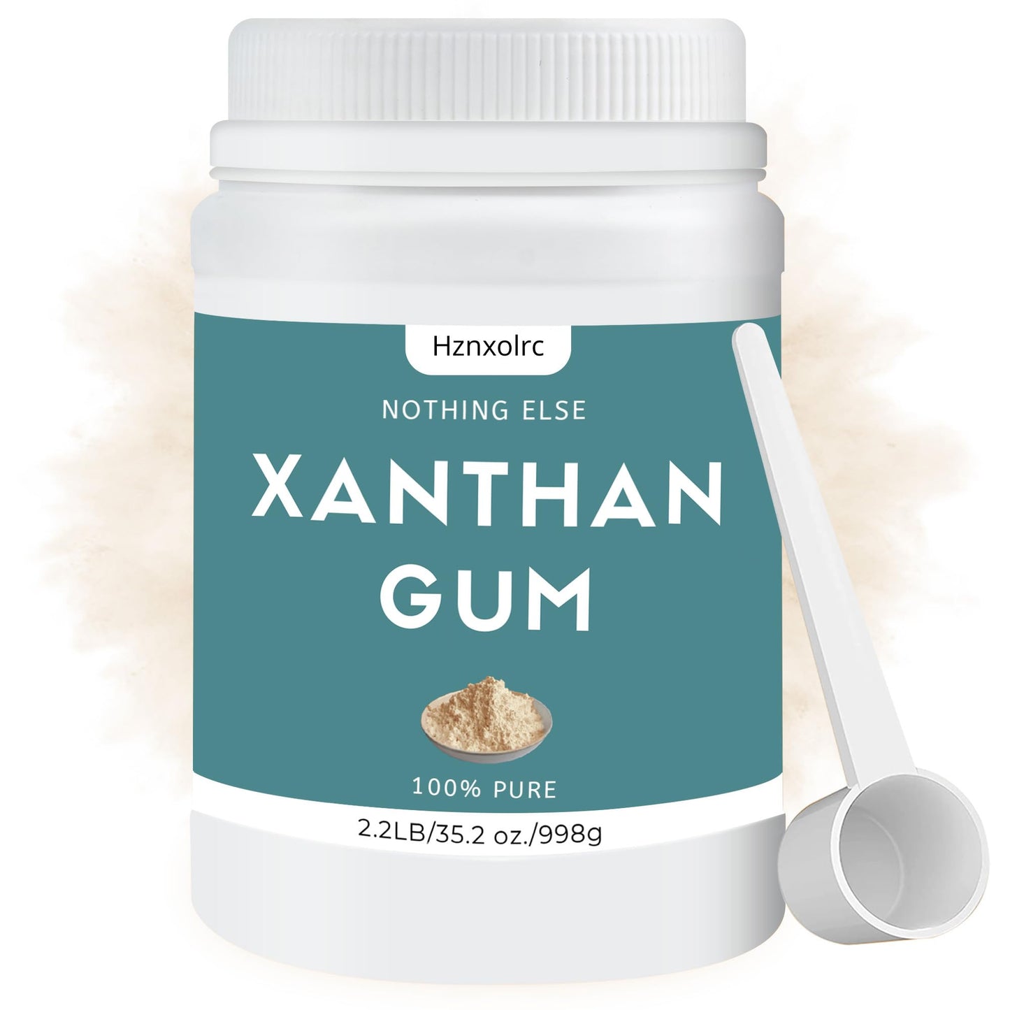 Hznxolrc Xanthan Gum Powder, Gluten Free Thickener, 35.2 oz, Model TS0417-A700ML-M1270