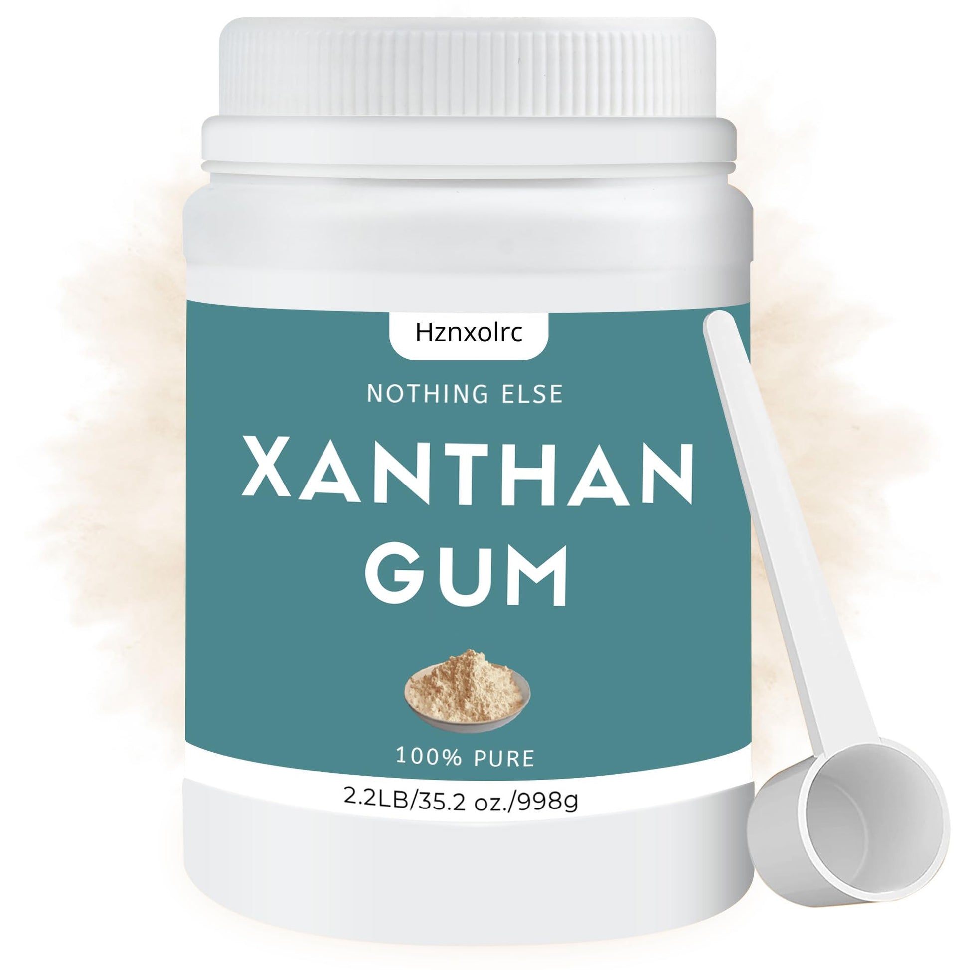 Hznxolrc Xanthan Gum Powder, Gluten Free Thickener, 35.2 oz, Model TS0417-A700ML-M1270