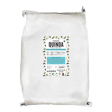 Cereausly Organic Tri-Color Quinoa, Vegan, Gluten-Free, 10 LB Bulk, Kosher, Non-GMO