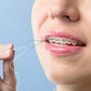 Floss Threaders For Braces, Bridges, And Implants 300 Count (Pack Of 6)