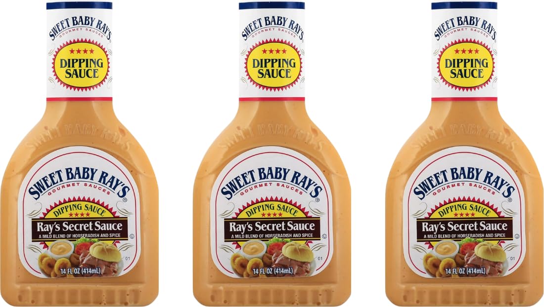 Sweet Baby Rays Ray'S Secret Sauce - Mild Blend Of Horseradish And Spice, Perfect For Dipping - 14 Oz. - Pack Of 3 - Includes Sw