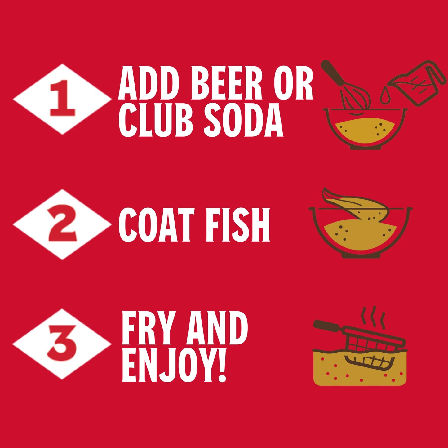 Louisiana Fish Fry malt-inspired Batter Mix, 8.5 oz, Pack of 12, Perfect for Frying