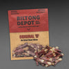 Biltong Depot - Traditional Beef Biltong (With Fat) 1Lb (16Oz) Paleo And Keto Friendly/No Preservatives, No Msg, No Gluten, No N