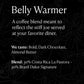 Methodical Coffee Belly Warmer Whole Bean Coffee, 100% Arabica, Smooth Dark Roast, 12 Oz.