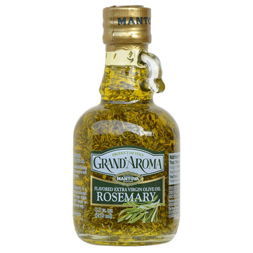 Mantova GrandAroma Flavored Extra Virgin Olive Oil, Rosemary, 8.48 Ounce