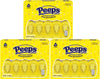 PEEPS Easter Marshmallow Chicks, Variety Pack, 10 Count (Assorted Flavors & Colors) (3 count, Yellow Chicks Marshmallow)