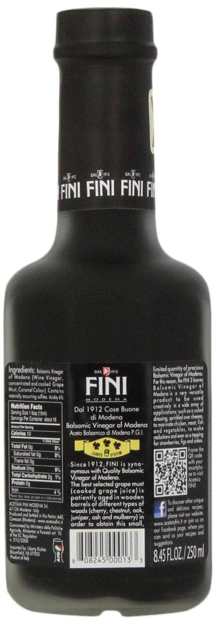 Fini Balsamic Vinegar, 8.45 Oz