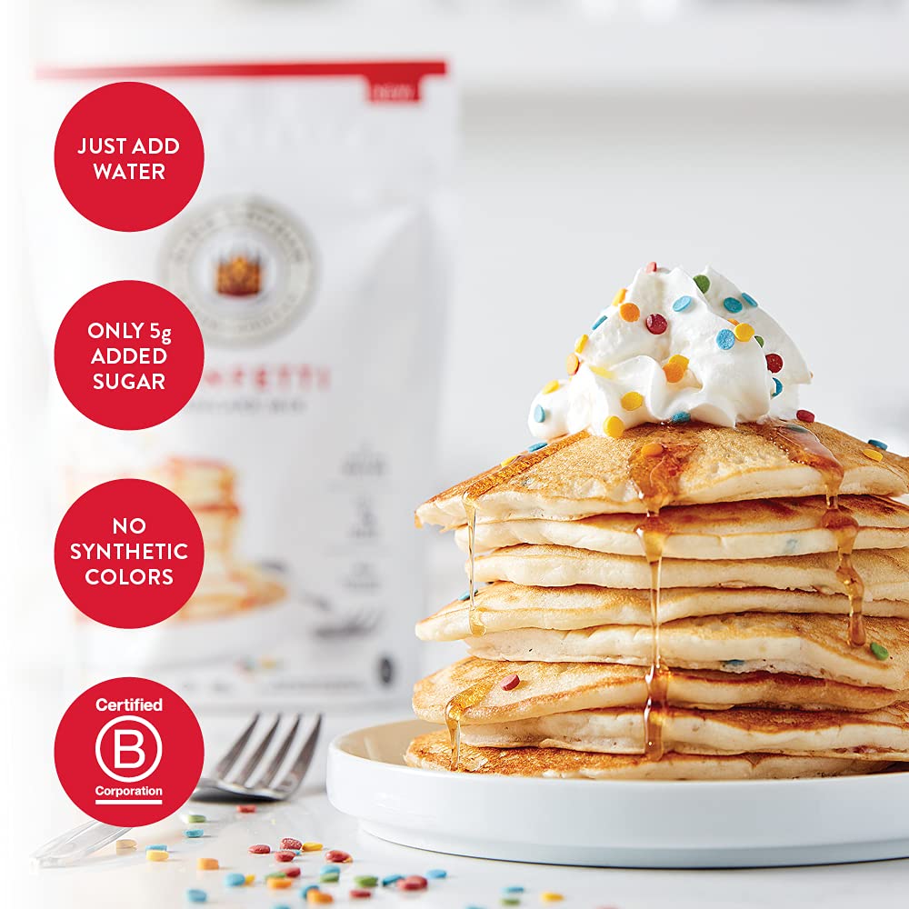 King Arthur Confetti Pancake Mix Just Add Water, Sourced Non-Gmo, Certified Kosher, 15 Oz (Pack Of 1)