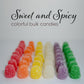 Spice Candy Gum Drops Bulk Candy -Assorted Fruit Flavor - 4 Pounds - Jelly Fruit Gum Drops - Sweet And Spice Drops Candy - Delic
