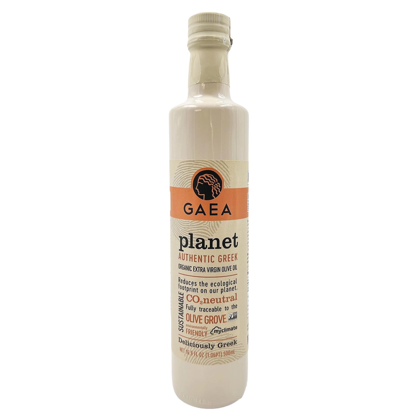 Gaea Planet Organic Extra Virgin Olive Oil, 16.9 fl oz (500 ml)