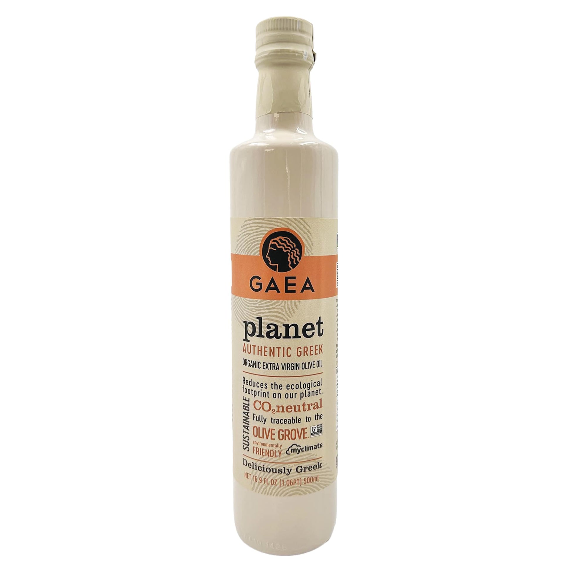 Gaea Planet Organic Extra Virgin Olive Oil, 16.9 fl oz (500 ml)