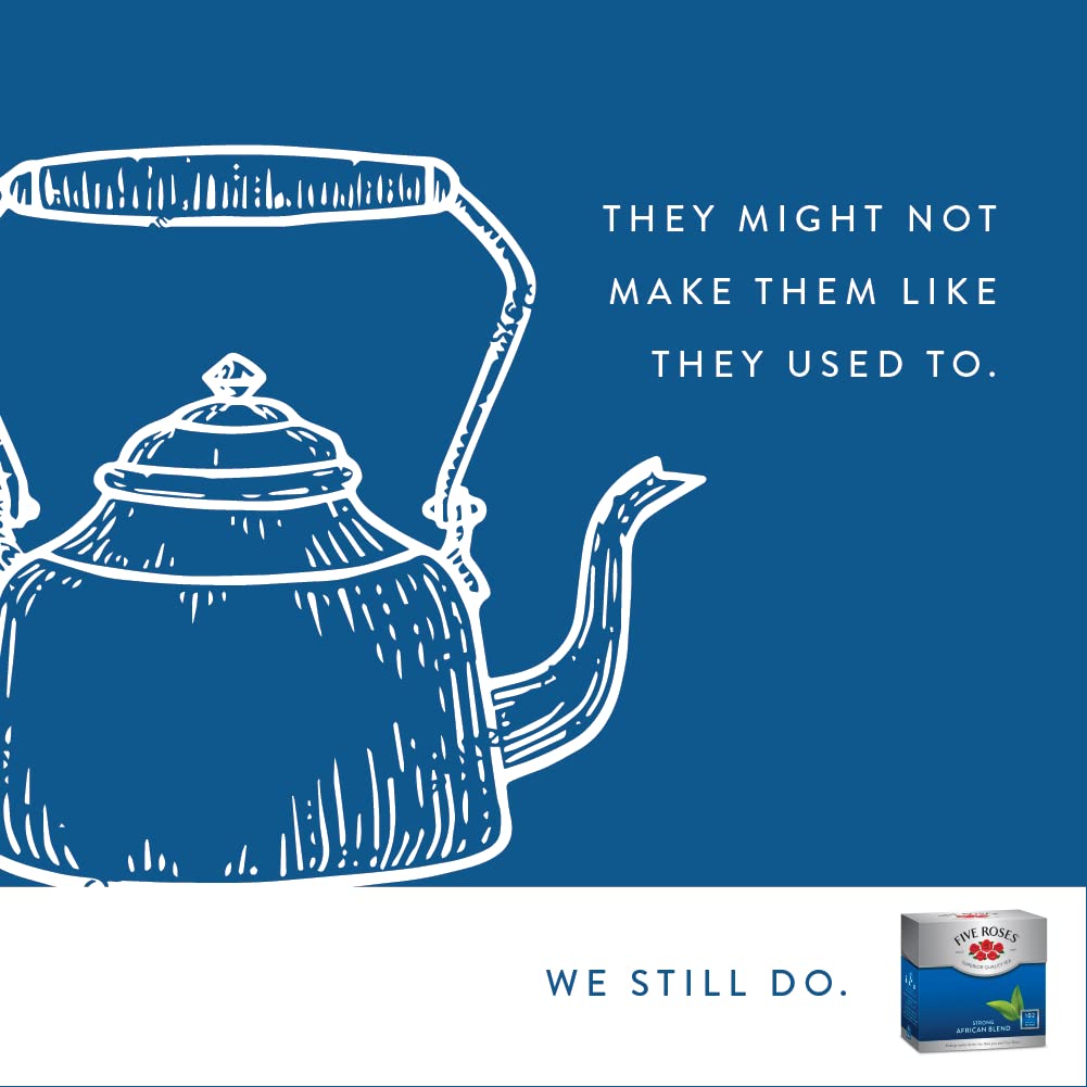 KIMBONNI Five Roses Tea Bags - African Blend, Strong, 102 Count, 250g