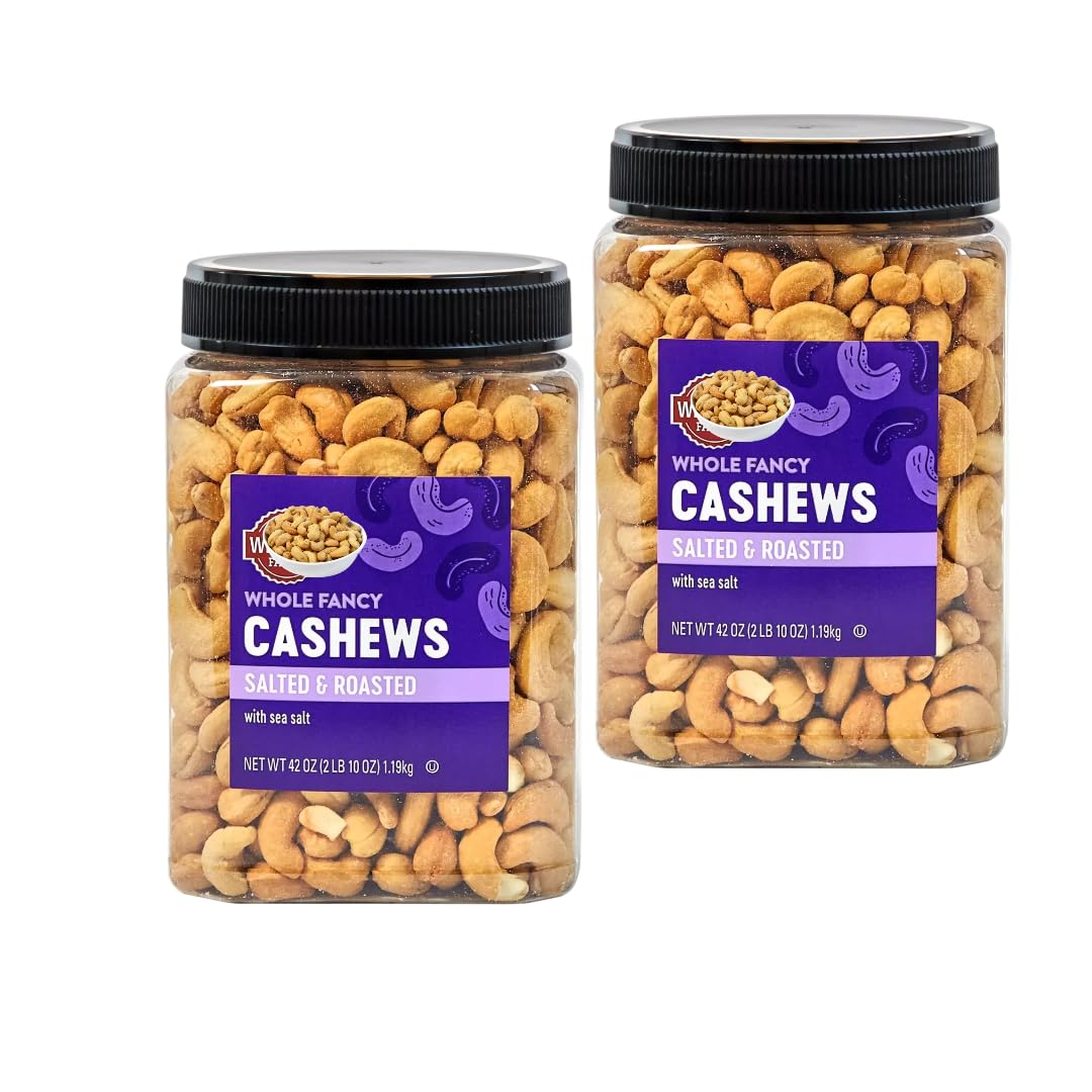 Whole Fancy Cashews  Roasted And Salted  42 Oz (42 Oz (2 Pack))