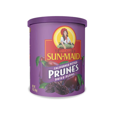 Sun-Maid Pitted Dried Prunes, All Natural Dried Plums, No Added Sugars, 16 Oz (Pack Of 12)