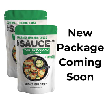 Le Sauce & CO Roasted Poblano & Garlic Sauce - Pack of 2 - Poblano Cream