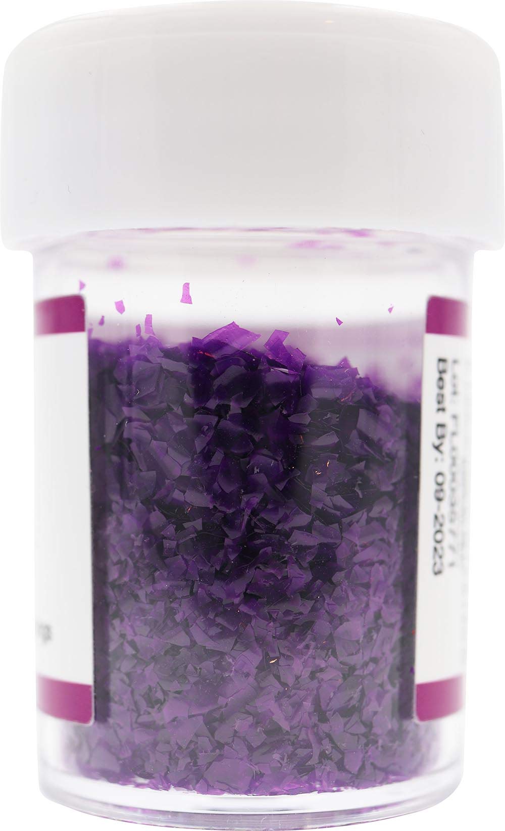 Hobbyland Edible Glittery Flakes (Amethyst Purple Glitter Flakes, 1/4 oz)