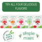 Simple Mixes Natural Gummy Mix, Strawberry, Lime, Cherry, Orange & Raspberry, Dye-Free, No Gluten or Fat, Kosher, (Variety, 5 Pa