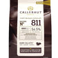 Callebaut No 811 Finest Belgian Dark Chocolate Callets Couverture 54.5% - 2.5Kg