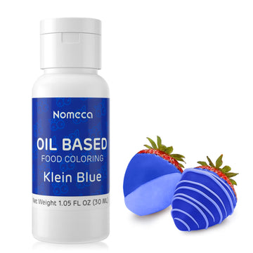 Oil Based Food Coloring for Chocolate - 30 Milliliters Upgraded Klein Blue Oil Food Color for Baking Cake Decorating, Edible Foo