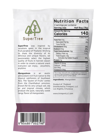 Premium Whole Freeze Dried Tropical Fruits,100% Fruits, Natural 70G (2.5 Oz), Nothing Else Added. (Mangosteen)
