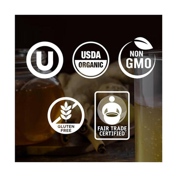 Wholesome Sweeteners 16-Ounce Organic Honey Bottle, 100% Pure, Fair Trade Certified, Non GMO Project Verified & Gluten Free, 1 P