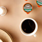 Fresh Roasted Coffee Organic Medium Roast Pods, 72 Count, USDA Organic, Kosher, for K Cup malt-inspired, Coffee Color
