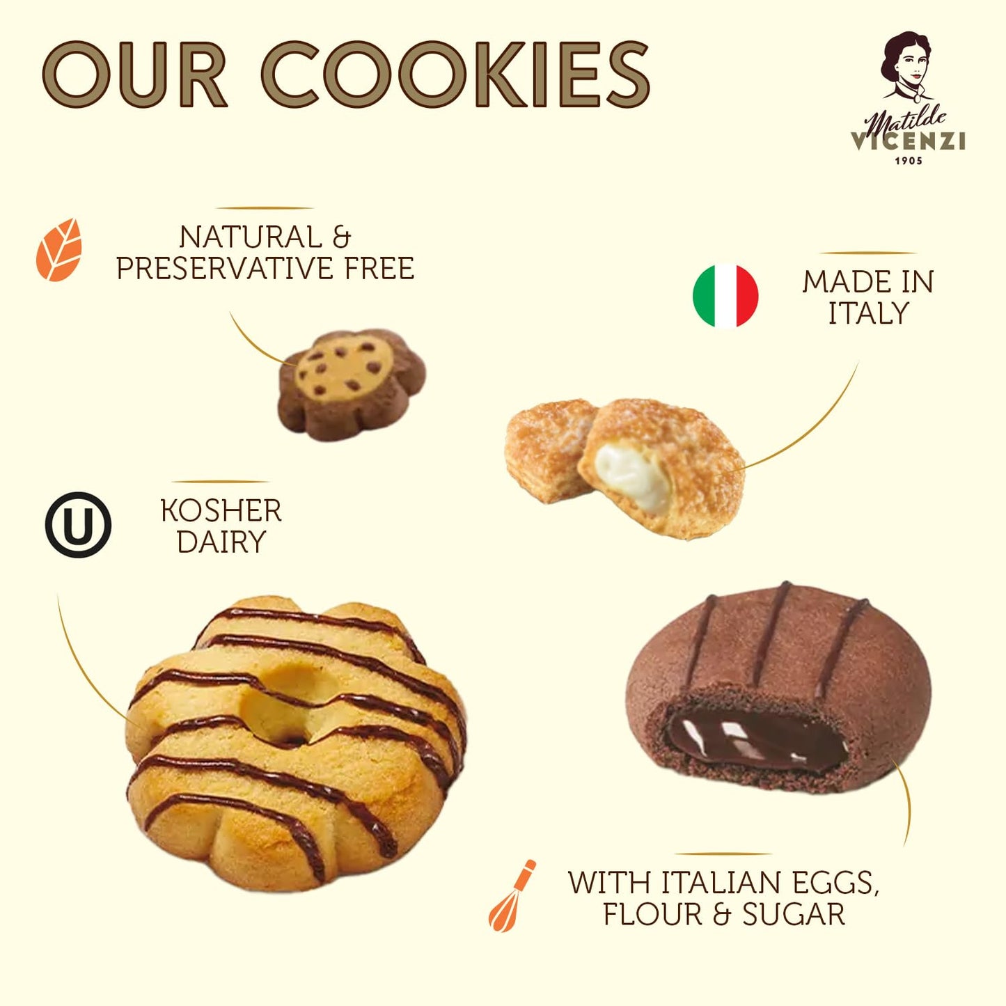 Matilde Vicenzi Verona Excellence Gift Box - Assortment Of Italian Pastries And Cookies For Corporate, Birthday, Mother'S Day, F
