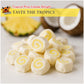 Pina Colada Salt Water Taffy by Snack Attack, Individually Wrapped Bulk 3lb Bag - Chewy Saltwater Taffy Candy | Gluten-Free, Nut