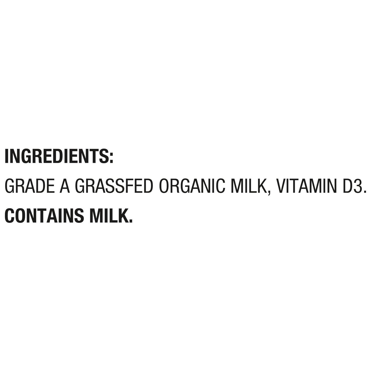 Horizon Organic Grassfed Whole Milk, Half Gallon
