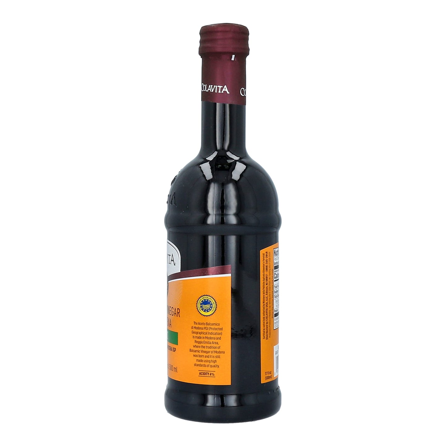 COLAVITA Balsamic Vinegar, Organic, 17 Fl Oz, Pack of 1, Model 69364