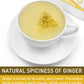Olvvla Ginger Tea Bags - 100% Natural Herbal Tea - Non-GMO - Caffeine-Free - 56 Count