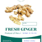 1 Lb Kejora Fresh Ginger and Turmeric Root Combo - Fresh Hand Picked (1, Pound) Not for Planting