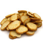 The Bulk-Priced Food Shoppe Garlic Bagel Chips, 24 oz Resealable Zip Lock Stand Up Bag