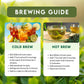 Tea Leaf & Co. Tulsi Holy Basil Green Tea with Lemon Peel, Lemongrass & Black Pepper - 50 Servings, Gluten Free, Loose Leaf