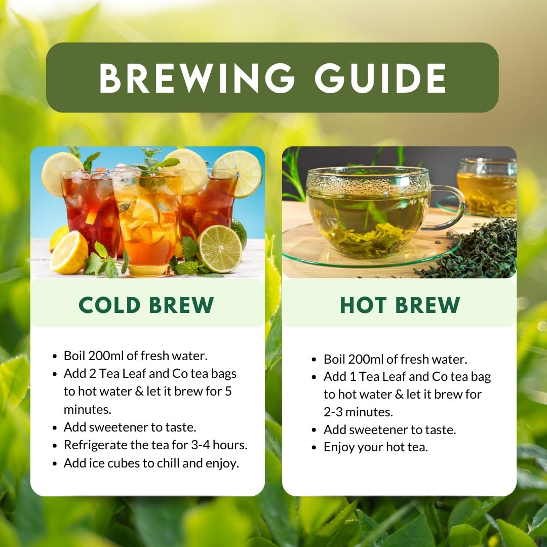 Tea Leaf & Co. Tulsi Holy Basil Green Tea with Lemon Peel, Lemongrass & Black Pepper - 50 Servings, Gluten Free, Loose Leaf