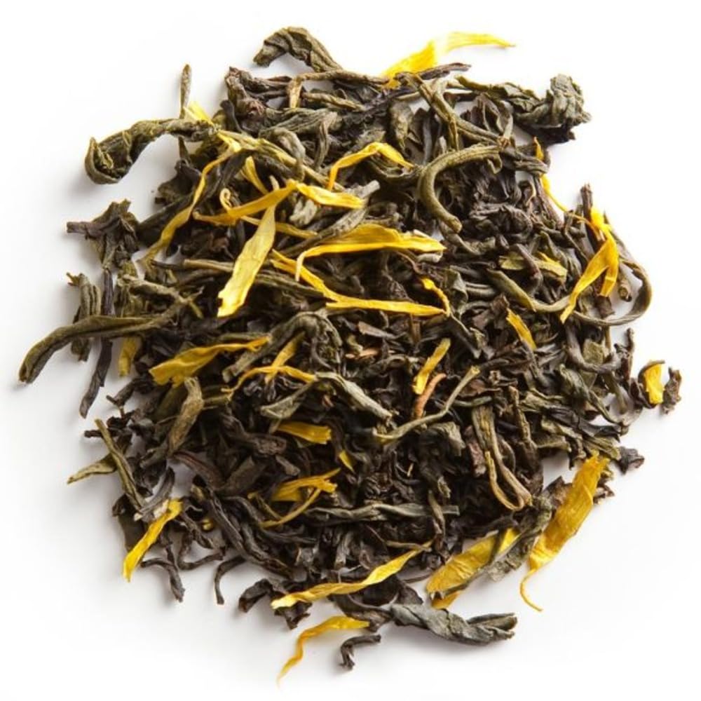 Palais Des Thés - Tibetan Monks - Black & Green Tea Floral Blend - Enhanced Tea Bags, Serves 20 Cups
