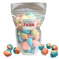 Airmont Farm Freeze-Dried Candy Salt Water Taffy - Crunchy Snack - 2 oz - Bite-Sized Pieces