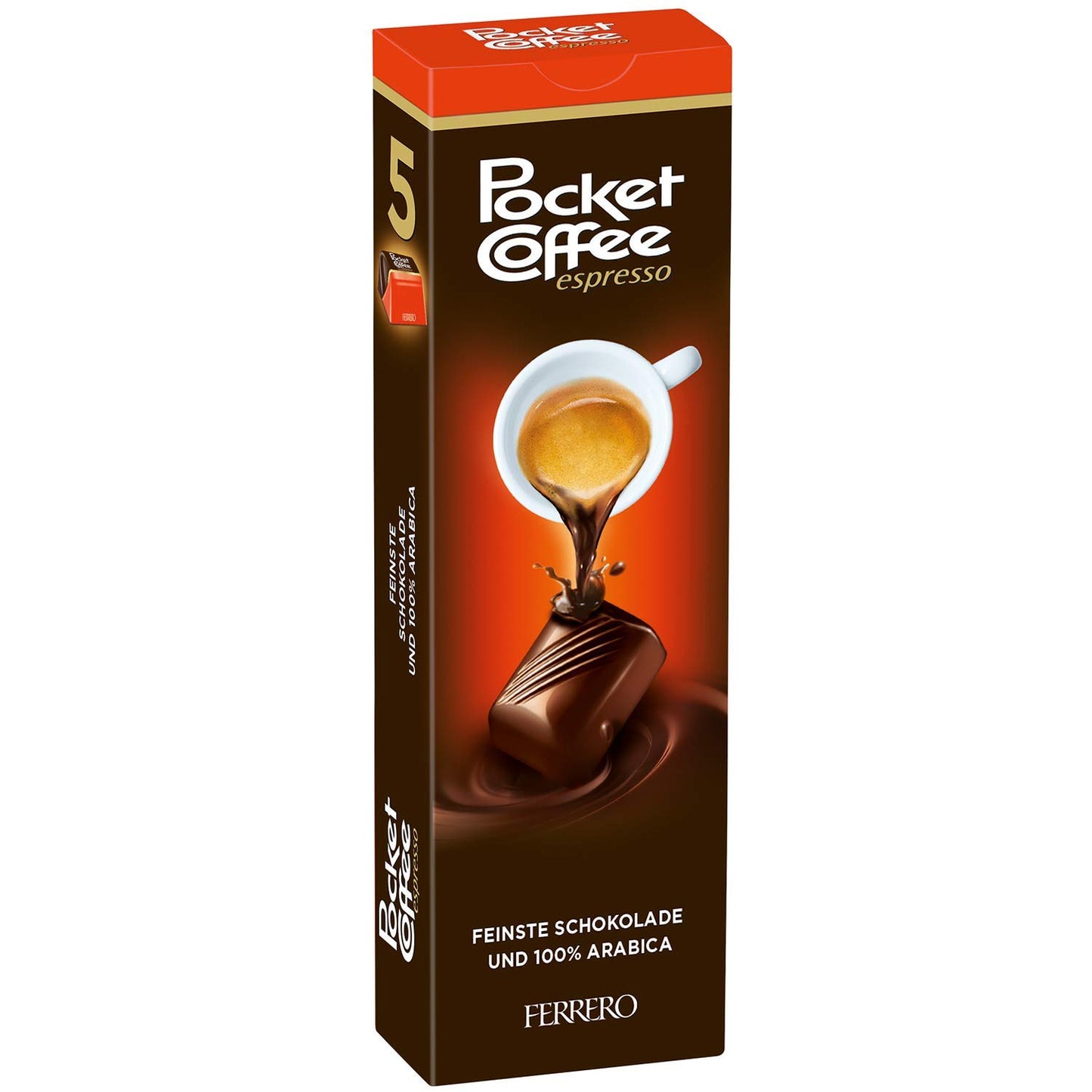 Ferrero Pocket Coffee 12 Packs of 5 Pieces - 60 Total Pieces