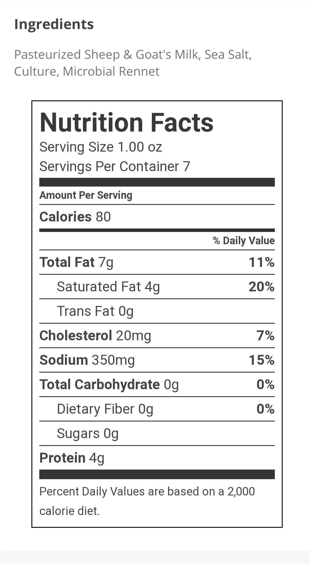 Roussas Greek Feta Cheese, 1 kg (2.2 lb)