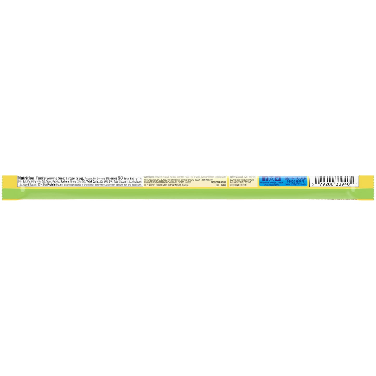 Laffy Taffy Rope - Case Of 24 (Banana)