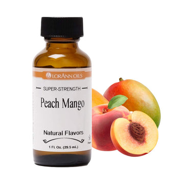 Lorann Peach Mango Ss Flavor, 1 Ounce Bottle