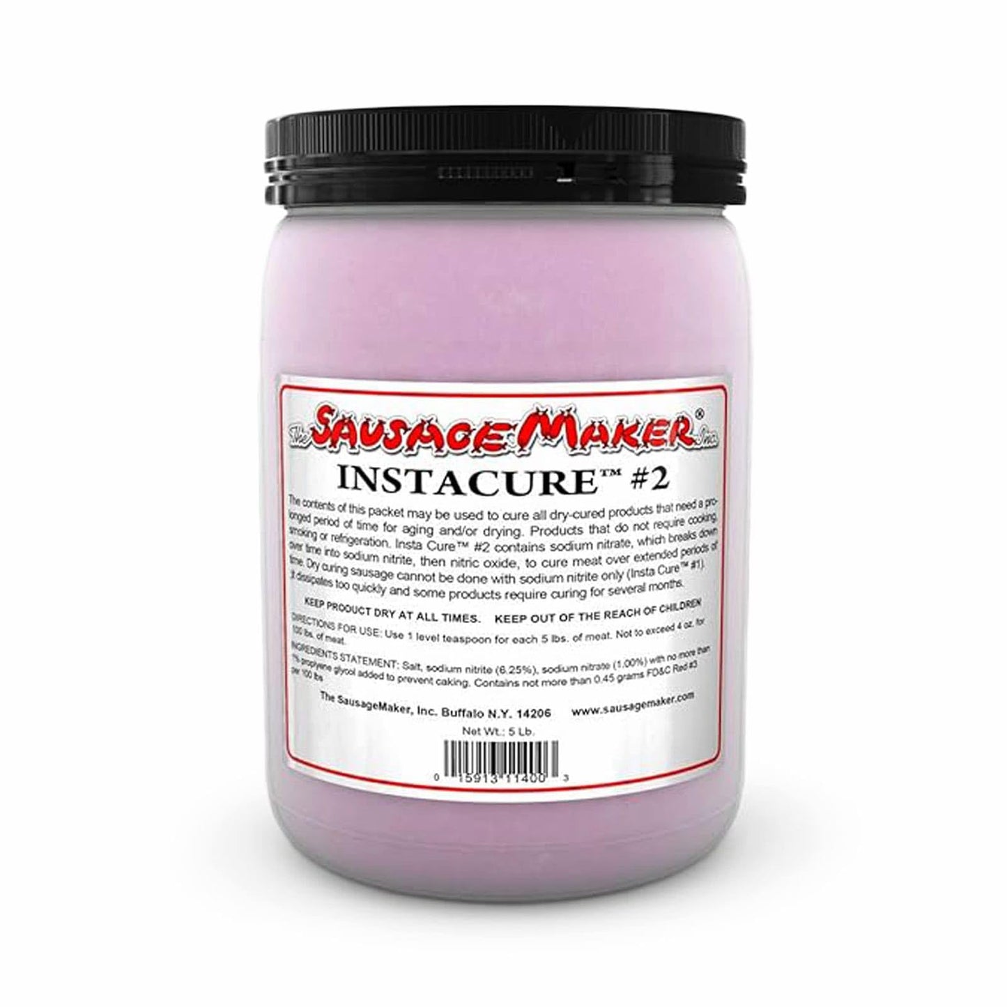 Insta Cure #2, 5 Lb Pink Curing Salt, Prague Powder, Quick Cure For Meat, Sausage, Made In USA - The Sausage Maker®