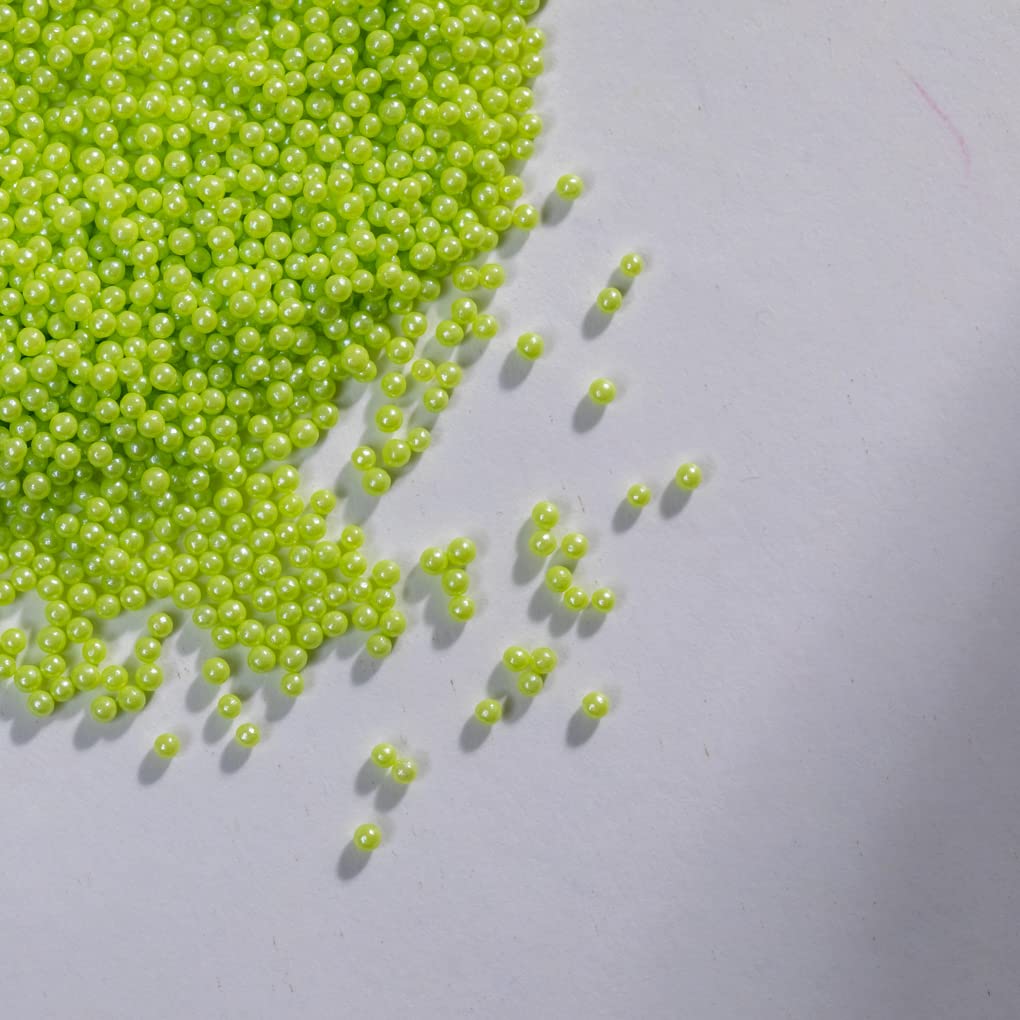 Green Sprinkle Edible Pearl Christmas sprinkles130g 4.6OZ,Cake sprinkles,Cookie sprinkles,Sugar Pearl,Edible Candy Pearls for Ca